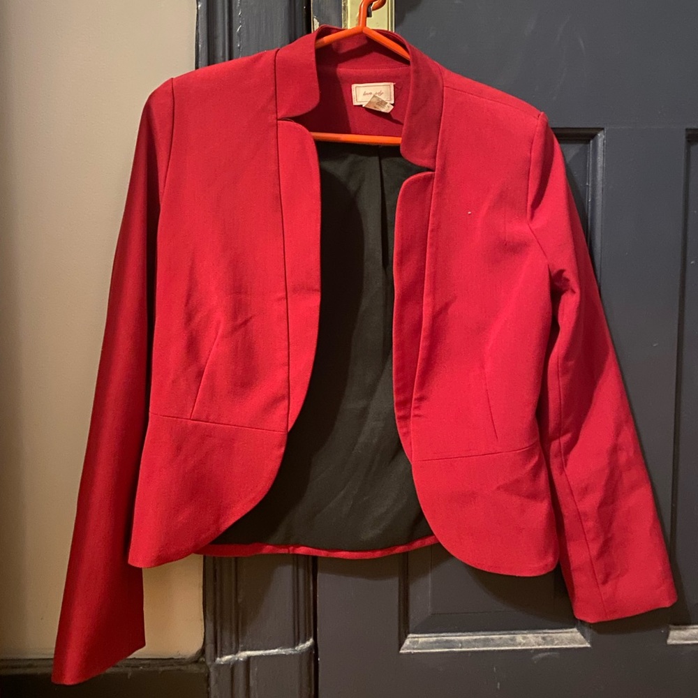 Red blazer